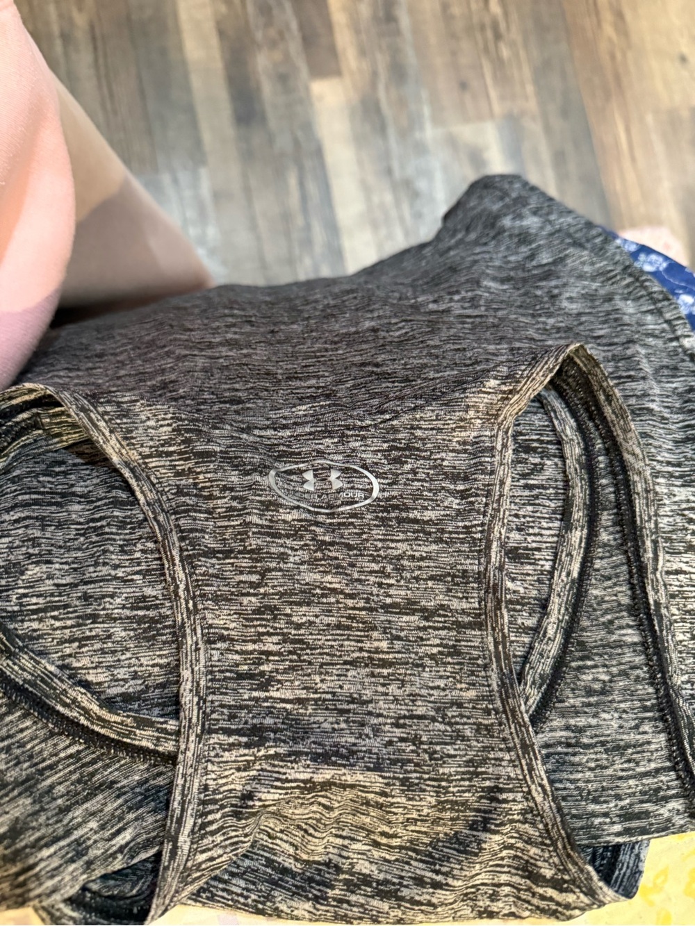 Under Armour Women's Charcoal Heather Racerback Tank Top